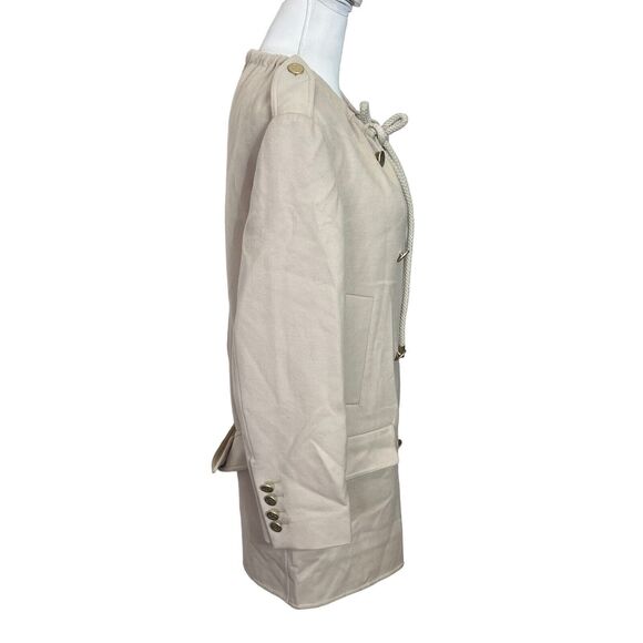 Max Mara Double Breasted Wool Blazer Women’s Size 6 Beige Long Sleeve - Picture 4 of 16